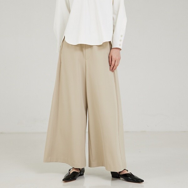 カリテ（qualite）/2WAYストレッチワイドパンツの通販は
