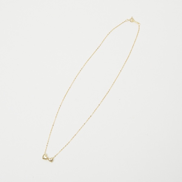 カリテ（qualite）/【ucalypt】ダブルハートネックレスの通販は 12,012円