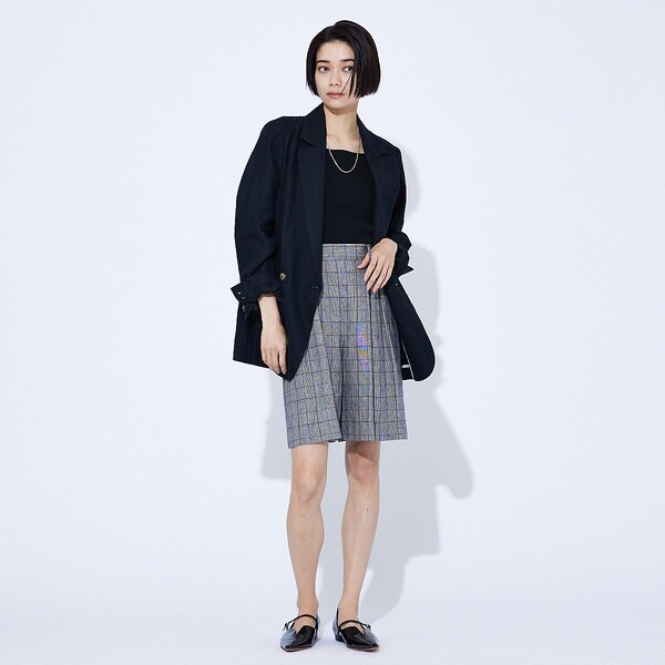 カリテ（qualite）/【セットアップ対応】ランダムヘリンボーンリネン