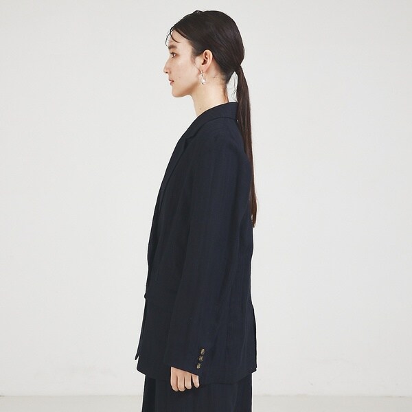 カリテ（qualite）/【セットアップ対応】ランダムヘリンボーンリネン