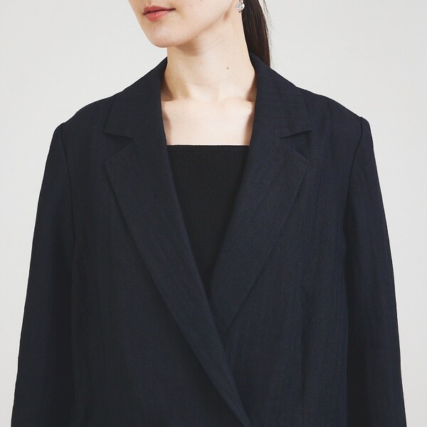 カリテ（qualite）/【セットアップ対応】ランダムヘリンボーンリネン