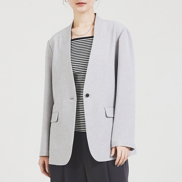 カリテ（qualite）/【セットアップ対応】クリスピーリネンジャケット