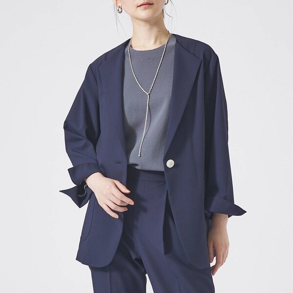 ☆極美品☆ANAYI アナイ　シャルムリバーフーデットコート　ネイビー　38M ANAYI リバーシャルムフードコート 38 美品】アナイ リバーシャルム