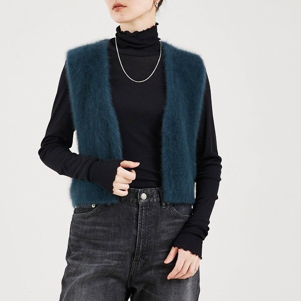 カリテ（qualite）/ラクーンフォックスニットジレ