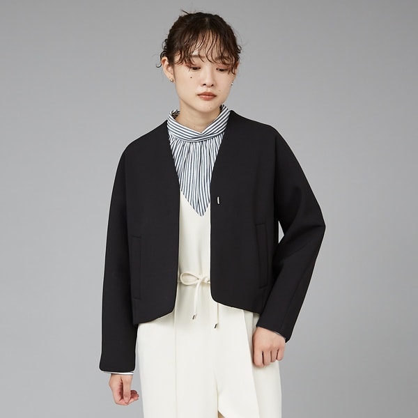 カリテ（qualite）/ボンディングショートコートの通販は