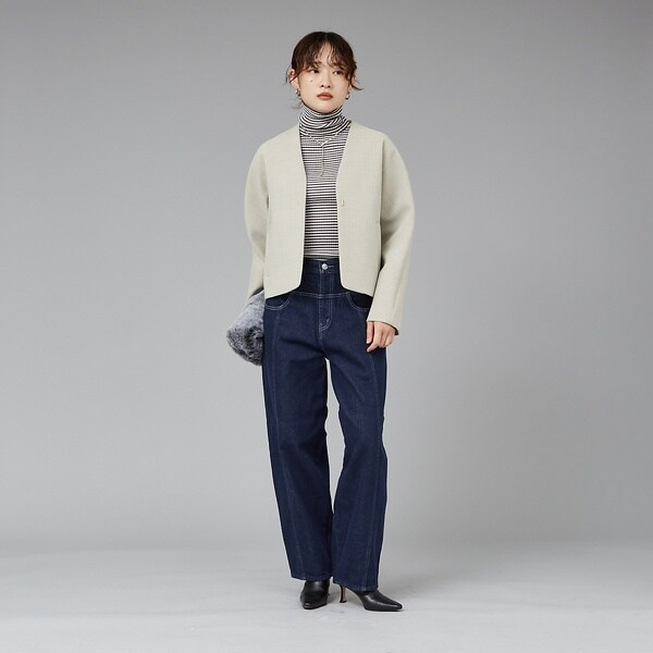 カリテ（qualite）/ボンディングショートコート_5