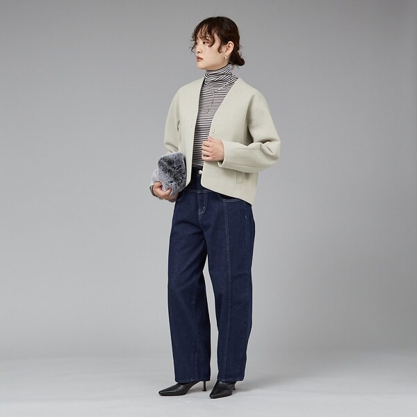カリテ（qualite）/ボンディングショートコート_6