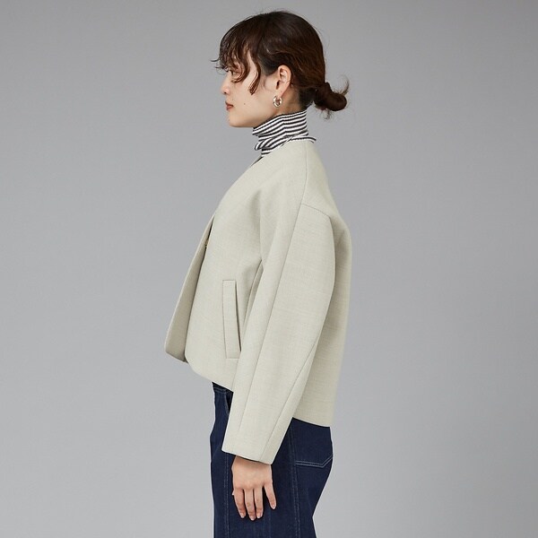 カリテ（qualite）/ボンディングショートコート_8