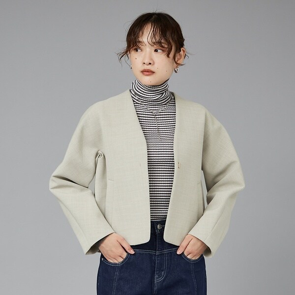 カリテ（qualite）/ボンディングショートコート_15