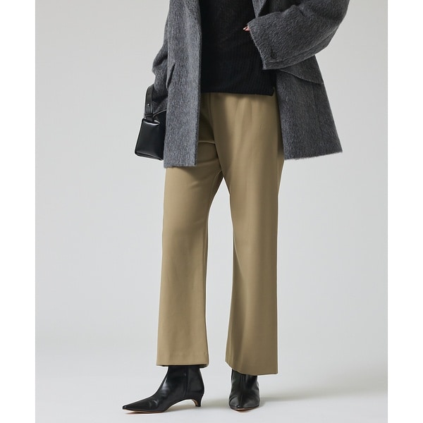 カリテ（qualite）/2WAYバックピーチセミフレアパンツ