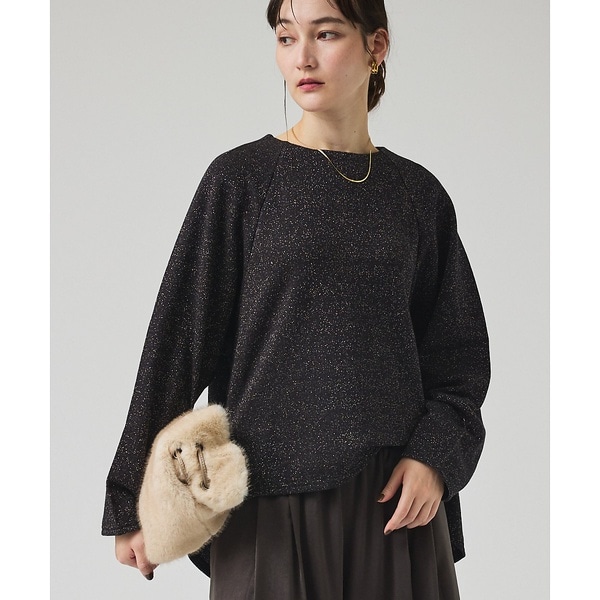 カリテ（qualite）/ラメスウェットプルオーバーの通販は