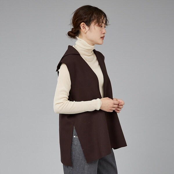 カリテ（qualite）/【PROTAGONISTA】セーラーカラーベストの通販は