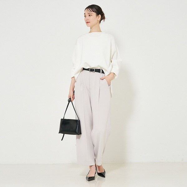 カリテ（qualite）/コットンストレッチハイネックニットの通販はau PAY