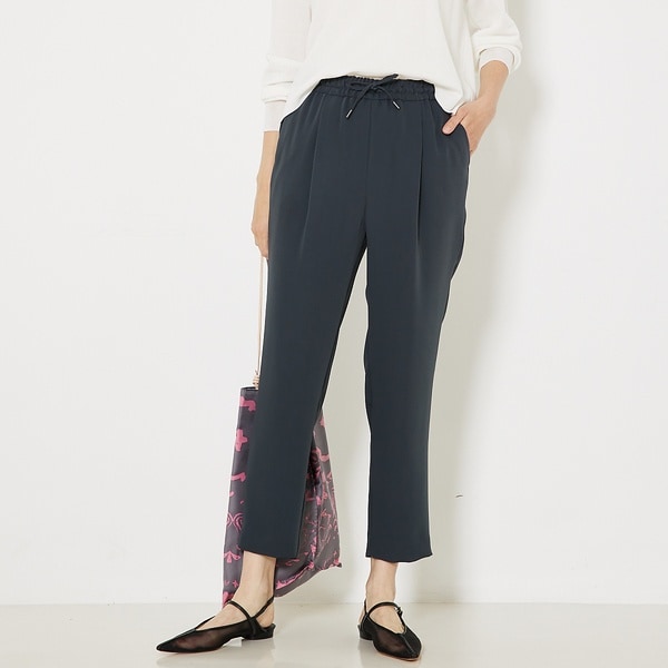 カリテ（qualite）/トルコサテンドロストパンツ