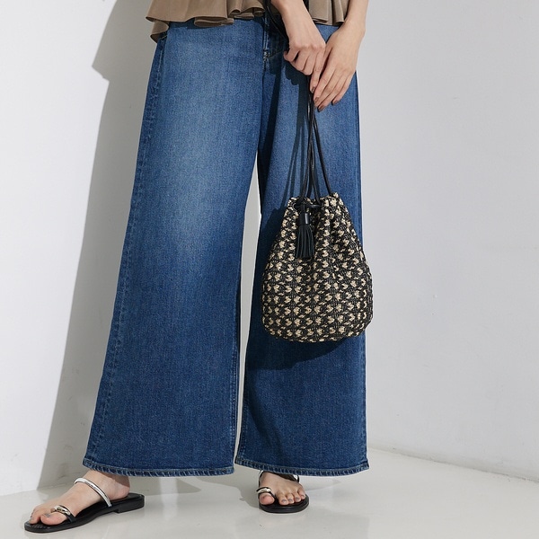 カリテ（qualite）/タッセル巾着バック