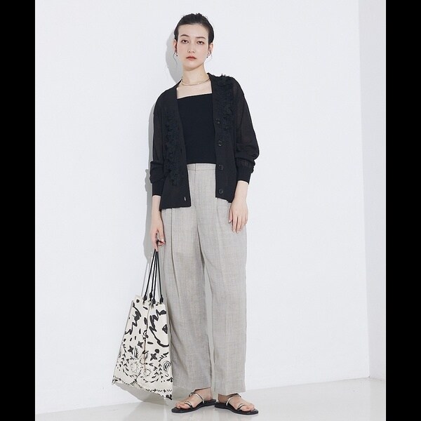 カリテ（qualite）/boussole×qualite　フラワーエンブロカーディガン_2