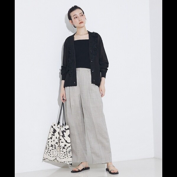 カリテ（qualite）/boussole×qualite　フラワーエンブロカーディガン_11