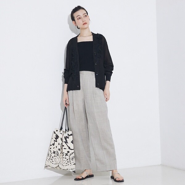 カリテ（qualite）/boussole×qualite　フラワーエンブロカーディガン_17