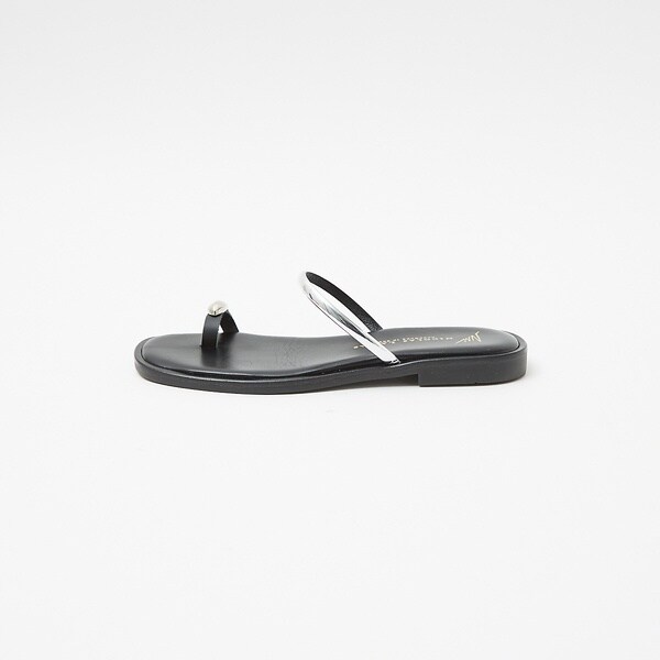 サンダル 「NICOLAS LAINAS」フラットサンダル レディース NICOLAS LAINAS フラットサンダル C13LT 23-23.5cm NICOLAS LAINAS