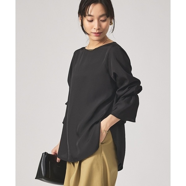 カリテ（qualite）/ブライトツイルベルブラウス