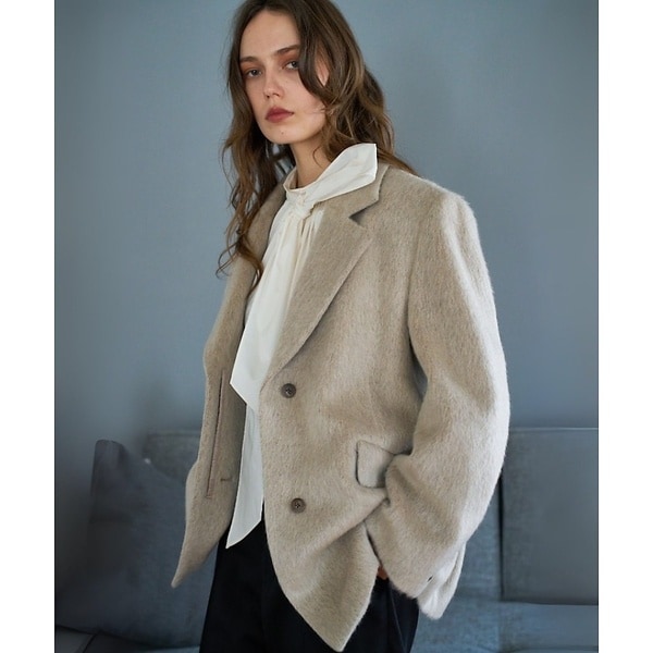 カリテ（qualite）/【CLASSY・BAILA掲載】シャギージャコット