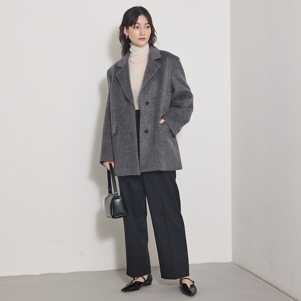 カリテ（qualite）/【冬の主役レイヤード】ウールカシミアシアータートルニット_3