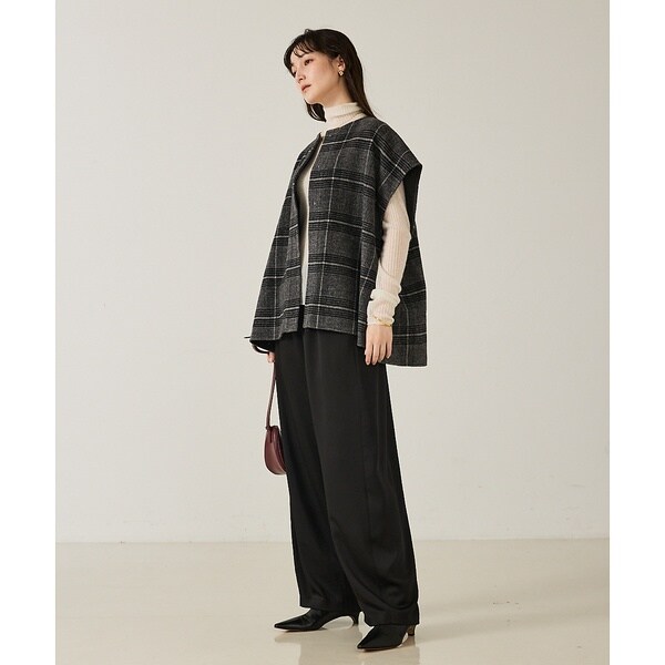 カリテ（qualite）/【冬の主役レイヤード】ウールカシミアシアータートルニット_15