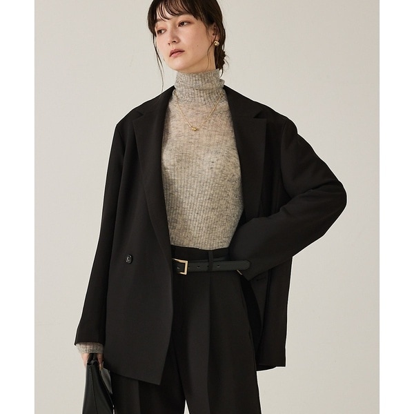 カリテ（qualite）/【セットアップ対応】ワイドダブルジャケット