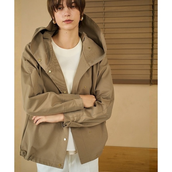 カリテ（qualite）/タスランストレッチフードブルゾン【予約】