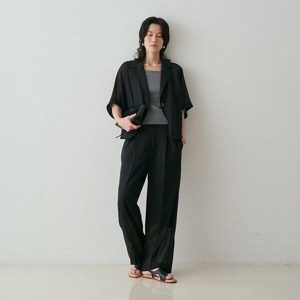カリテ（qualite）/【セットアップ対応】シアーツイルジャケット_5