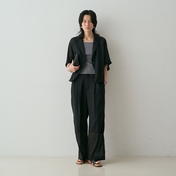 カリテ（qualite）/【セットアップ対応】シアーツイルジャケット_9