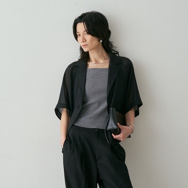 カリテ（qualite）/【セットアップ対応】シアーツイルジャケット_19
