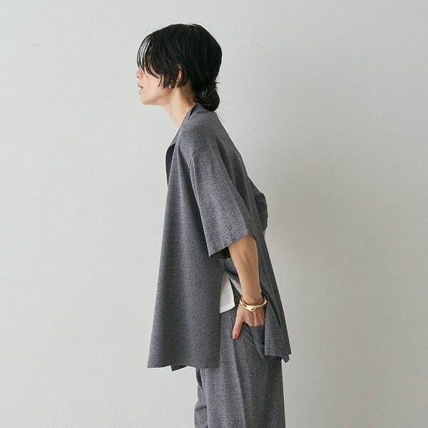 カリテ（qualite）/【接触冷感・セットアップ対応】レーヨンストレッチニットジャケット【予約】_17