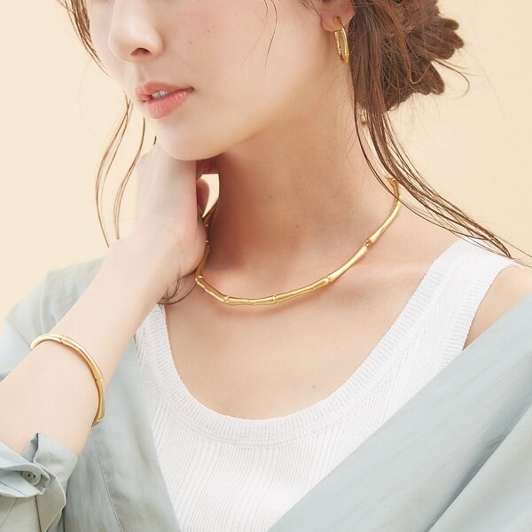 カリテ（qualite）/バンブーモチーフバングルの通販は 4,912円