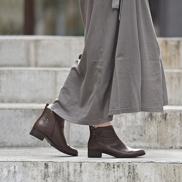 オゥ バニスター（Au BANNISTER）/【スノーソール】カジュアルショートブーツ