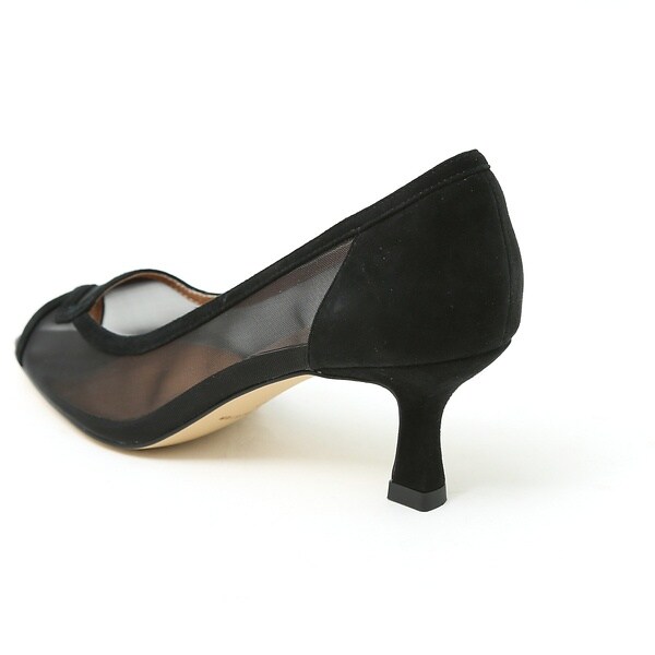 オゥ バニスター（Au BANNISTER）/オープントゥチュールパンプスの通販