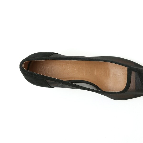 オゥ バニスター（Au BANNISTER）/オープントゥチュールパンプスの通販