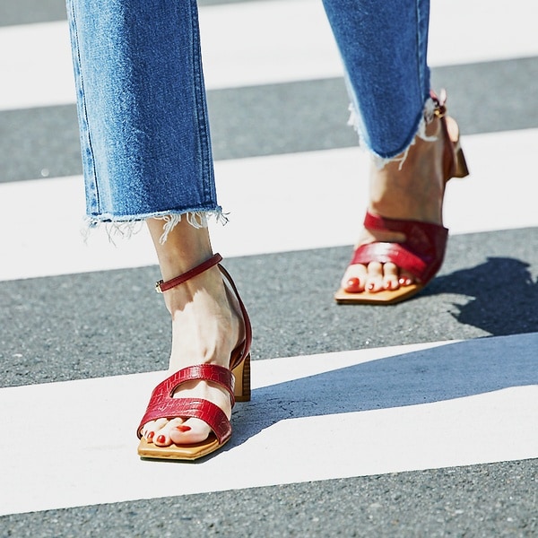 オゥ バニスター（Au BANNISTER）/アンクルストラップセパレートサンダル