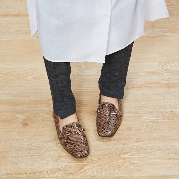 オゥ バニスター（Au BANNISTER）/【急遽追加生産決定！】バブーシュビットモカスクエアシューズ 5,049円