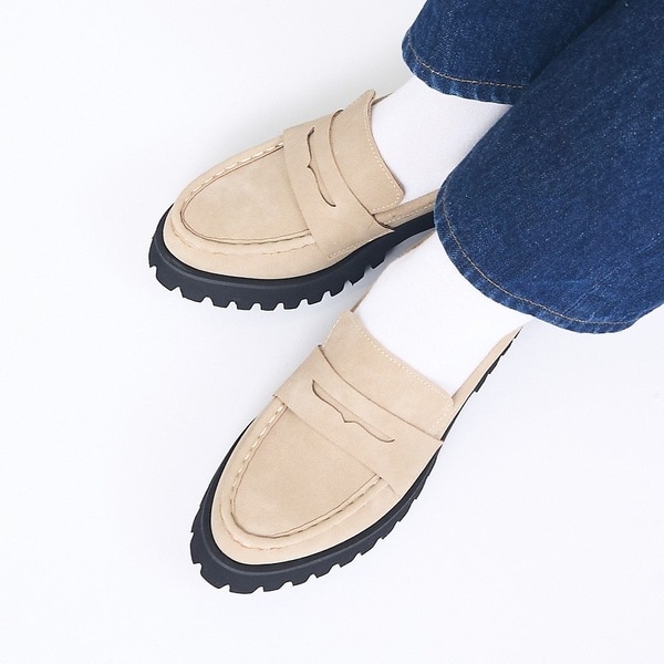 オゥ バニスター（Au BANNISTER）/【販売店舗限定】軽量・厚底ローファー