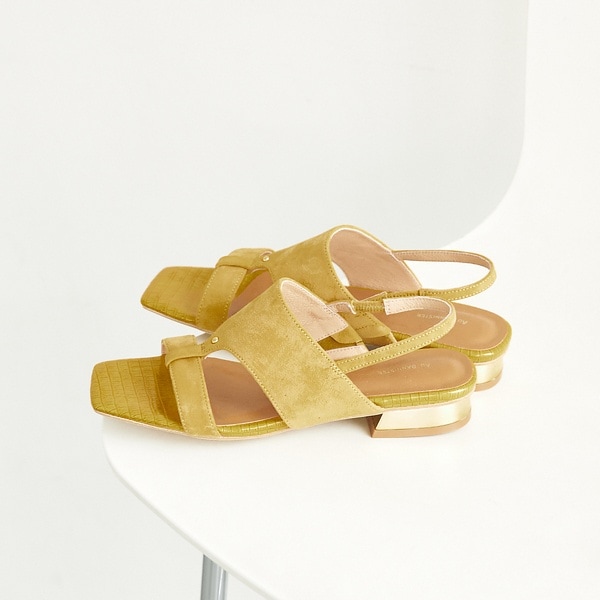 オゥ バニスター（Au BANNISTER）/スリングバックフラットサンダル