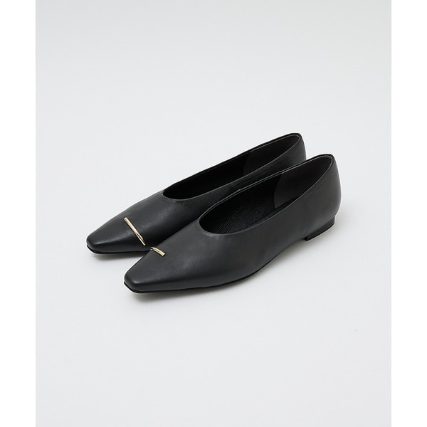 オゥ バニスター（Au BANNISTER）/メタルモチーフ フラットパンプス