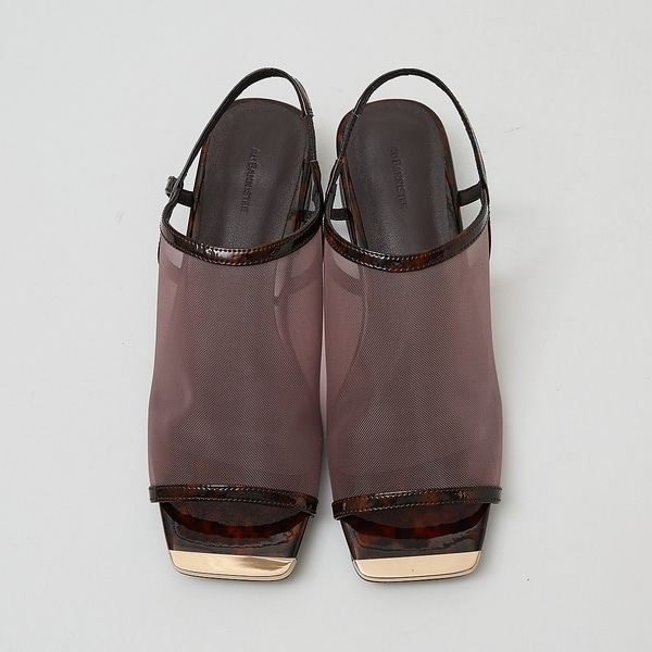 オゥ バニスター（Au BANNISTER）/メタルトゥメッシュサンダル