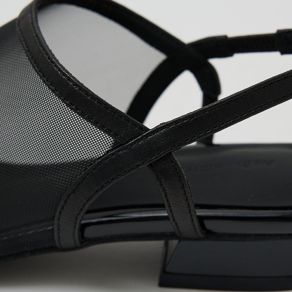 オゥ バニスター（Au BANNISTER）/メタルトゥメッシュサンダル