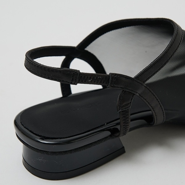 オゥ バニスター（Au BANNISTER）/メタルトゥメッシュサンダル