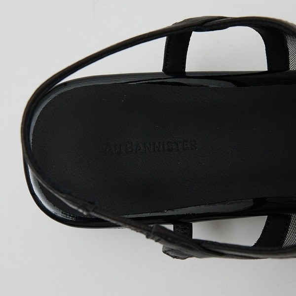 オゥ バニスター（Au BANNISTER）/メタルトゥメッシュサンダル