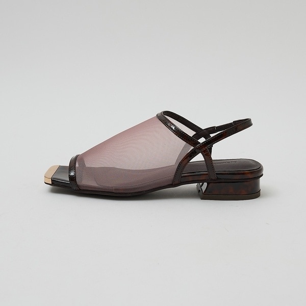 オゥ バニスター（Au BANNISTER）/メタルトゥメッシュサンダル