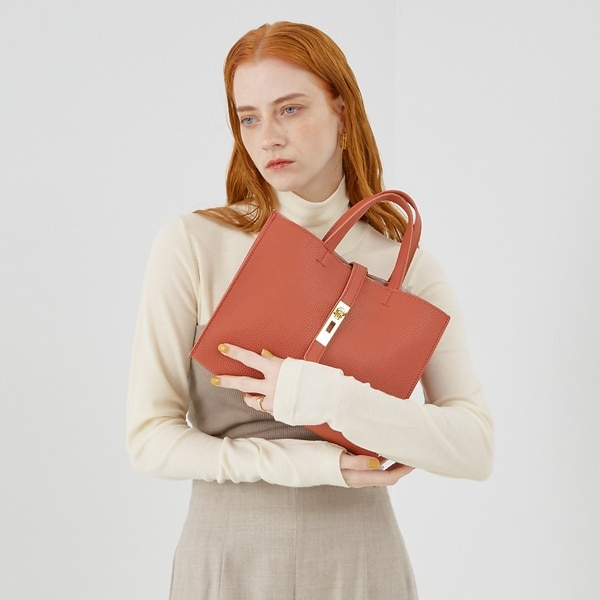 ロウェル シングス（LOWELL Things）/●SOEUR/金具付きトートバッグ