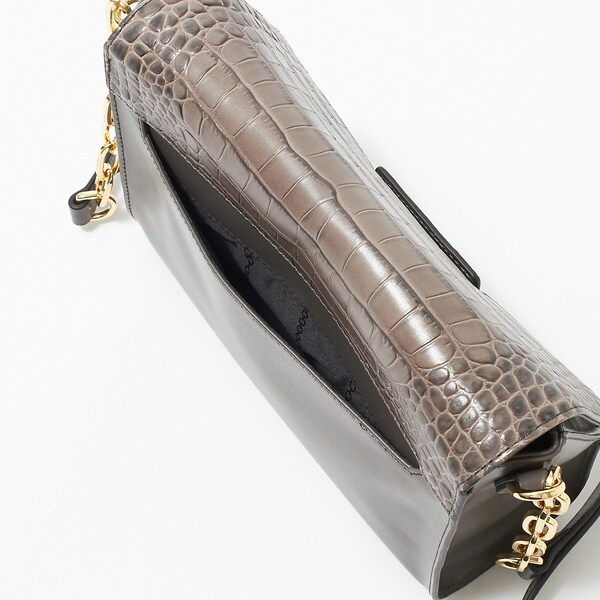 インターステイプル（interstaple）/Abby/クロコフラップミニショルダー