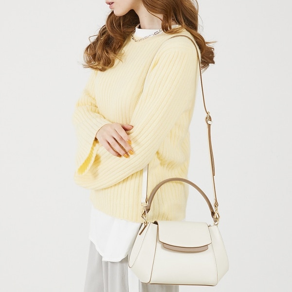 ロウェル シングス（LOWELL Things）/Bijou/レザーTOPハンドル2WAYショルダーバッグ